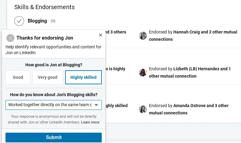 Comprar Recomendaciones LinkedIn