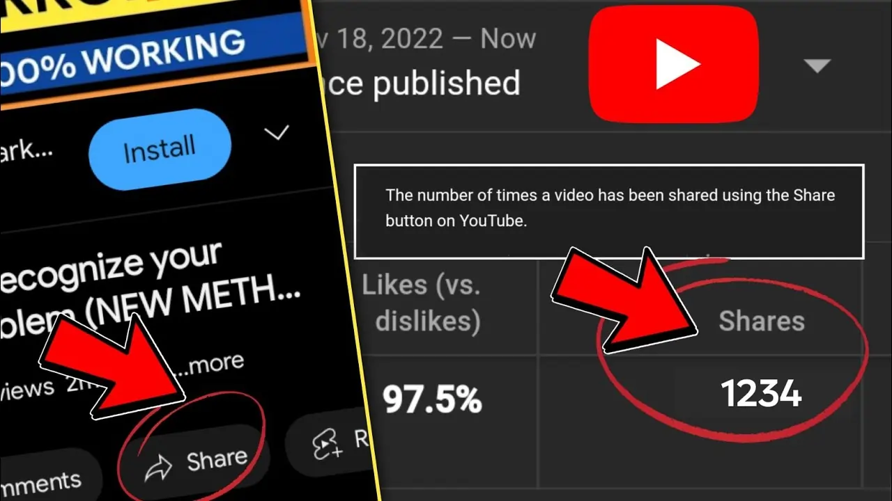Comprar compartidas en video de YouTube