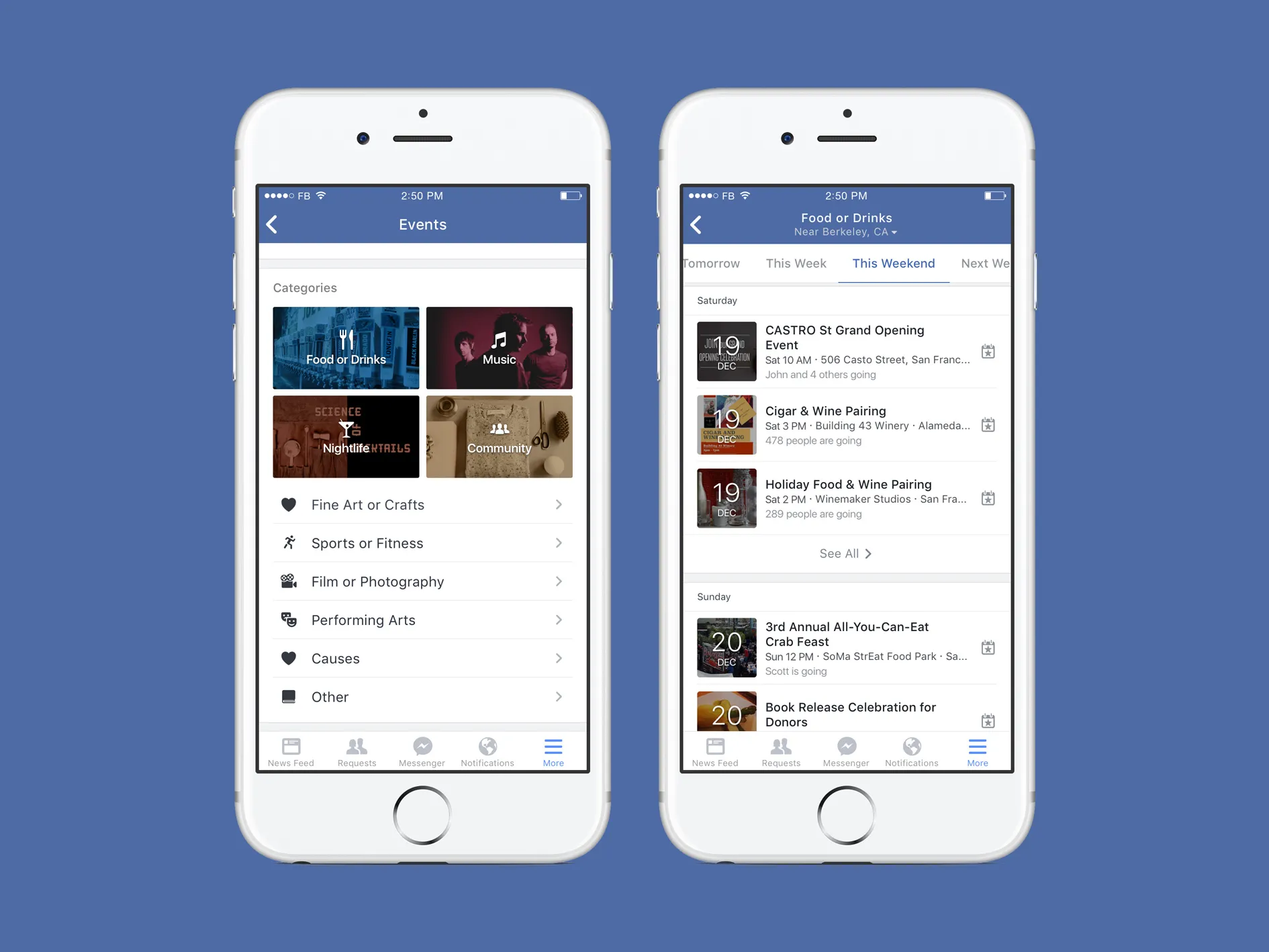Eventos de Facebook